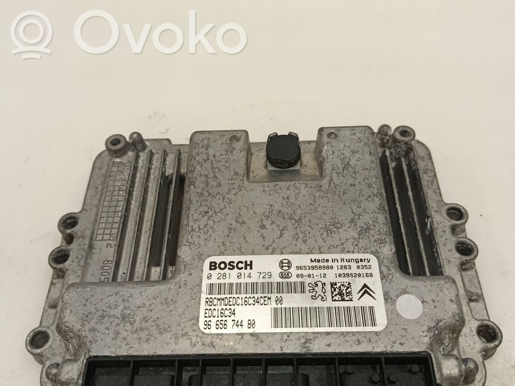 Citroen C4 I Picasso Engine control unit/module 
