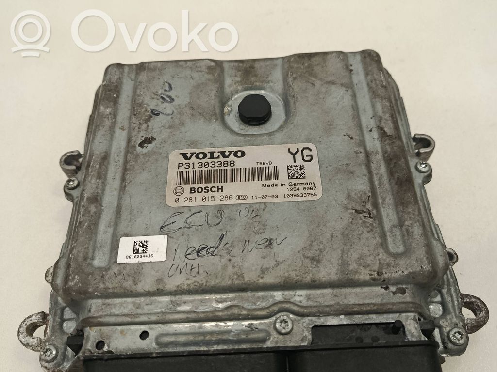 Engine control unit/module   P31303388,0281015286,1039S33755