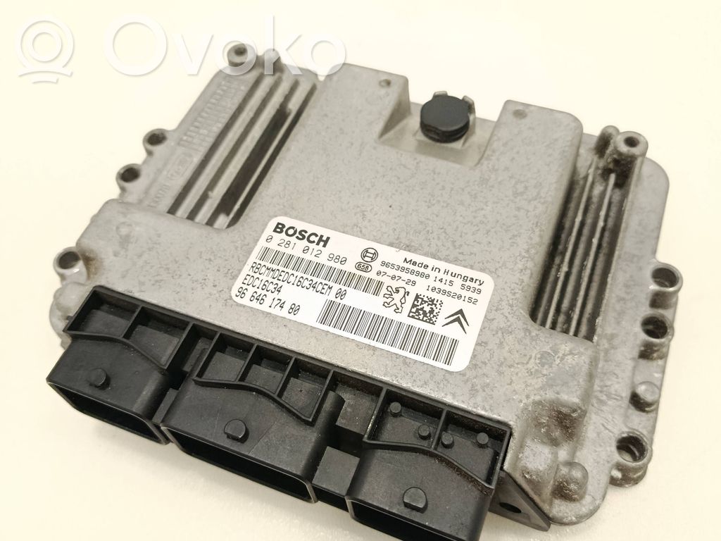Citroen C4 I Picasso Unitate/modul de control motor 