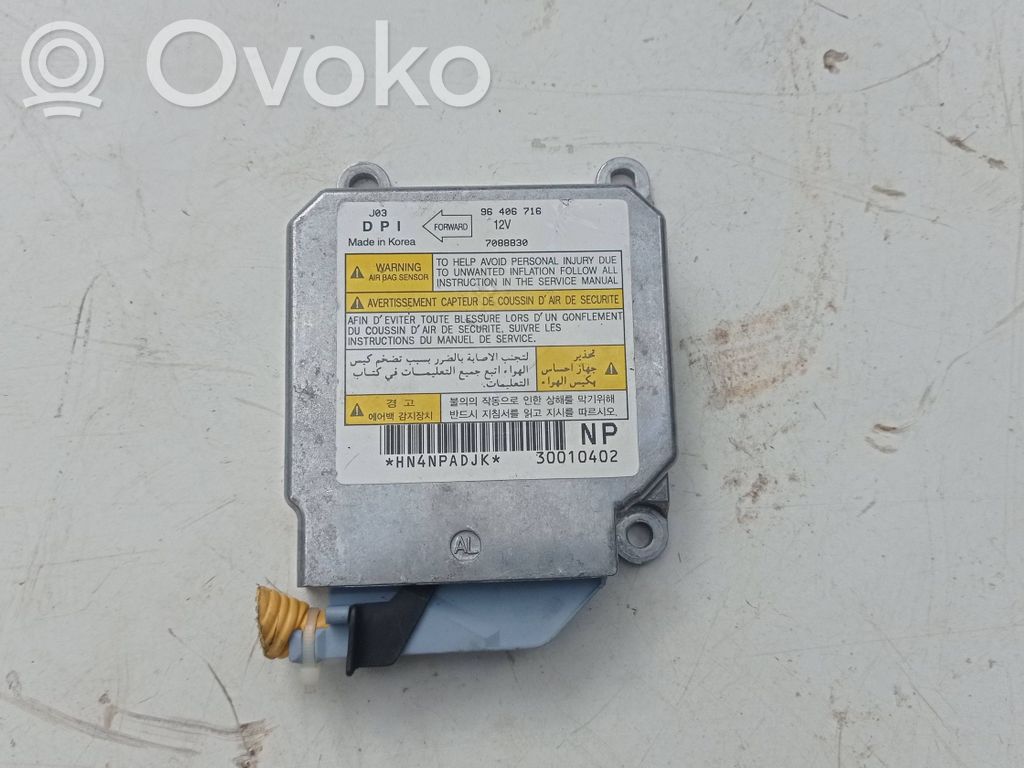 Daewoo Lacetti Airbag control unit/module 