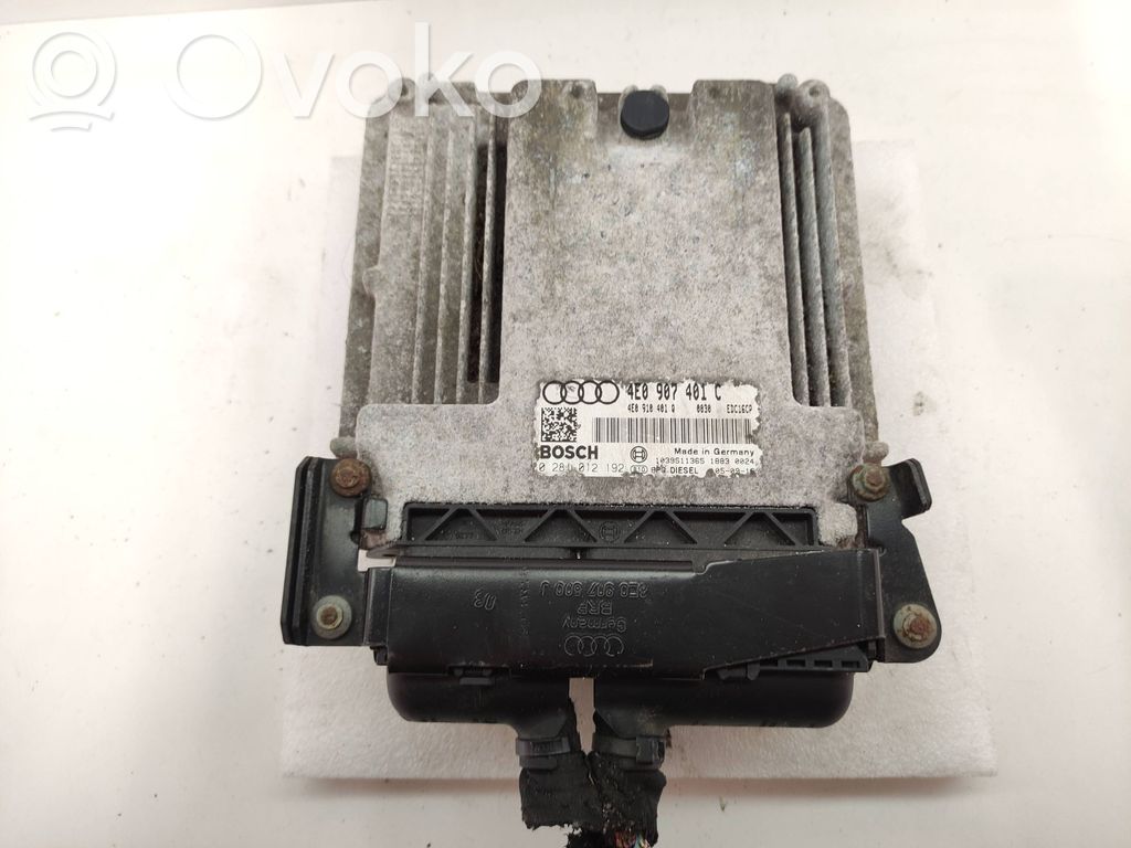 Audi A8 S8 D3 4E Engine control unit/module 