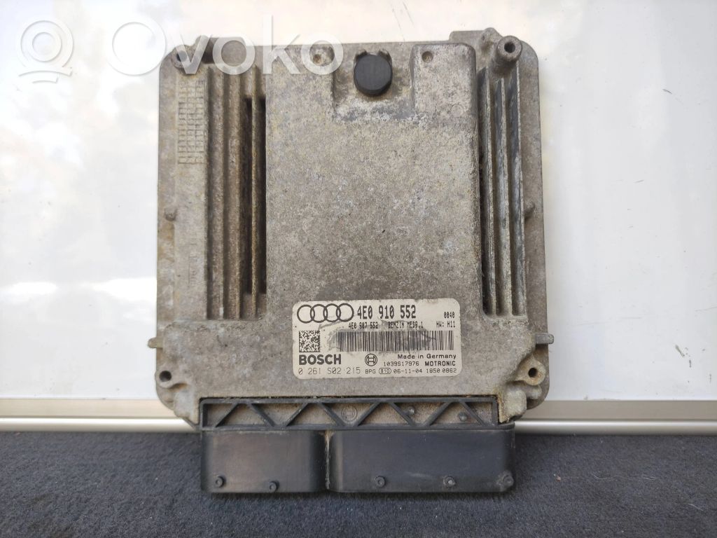 Audi A8 S8 D3 4E Engine control unit/module 