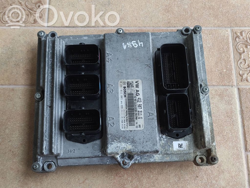 Audi A6 S6 C7 4G Engine control unit/module 