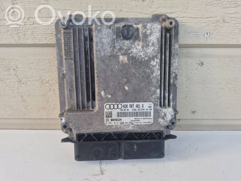 Engine control unit/module   4G0907401Q,4G0907401,0281019320