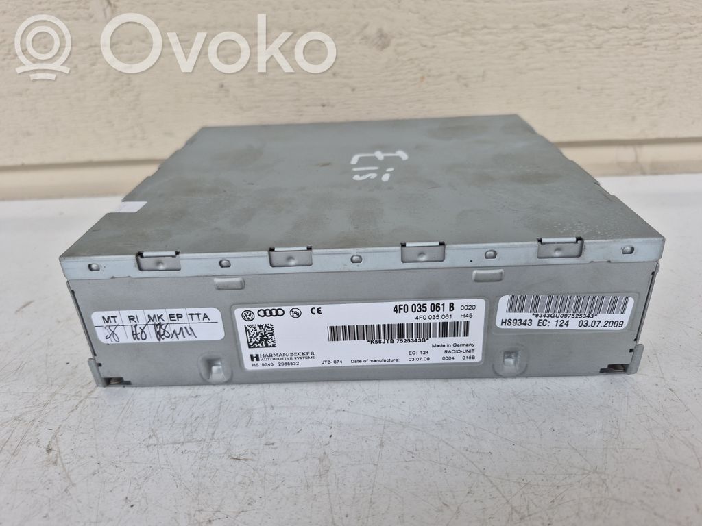 Audi A6 S6 C6 4F Radio/CD/DVD/GPS head unit 