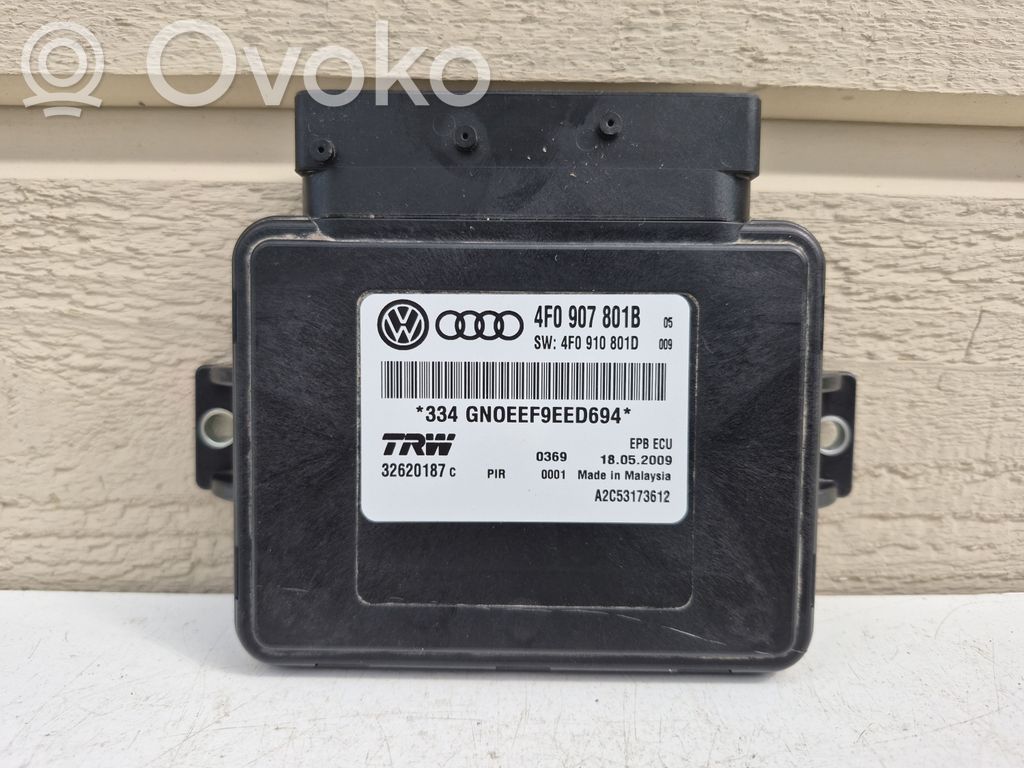Audi A6 S6 C6 4F Module de frein de stationnement 