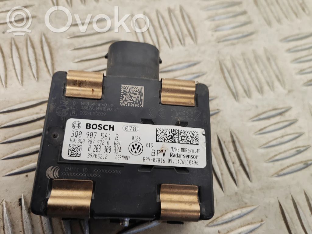 Volkswagen PASSAT B8 Sensor de radar Distronic 