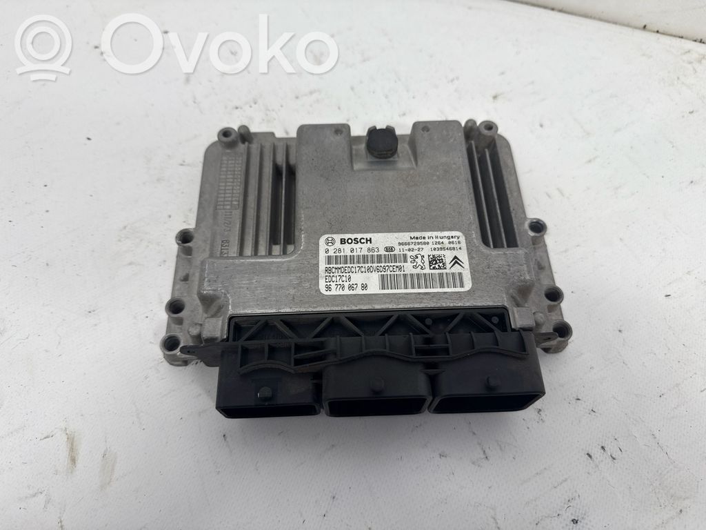 Peugeot Partner Engine control unit/module 