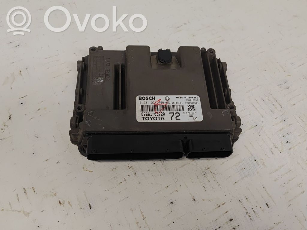 Toyota Auris E180 Unidad de control/módulo del motor 