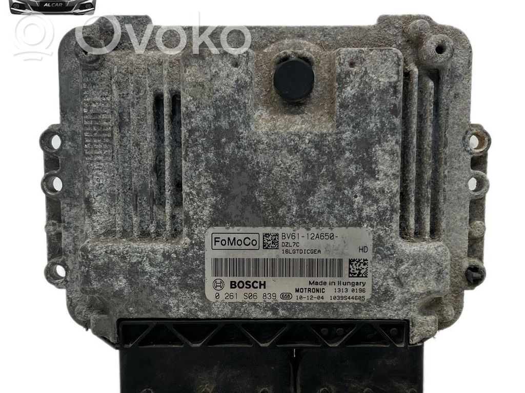 Engine control unit/module   BV6112A650HD,1039S44605,0261S06839
