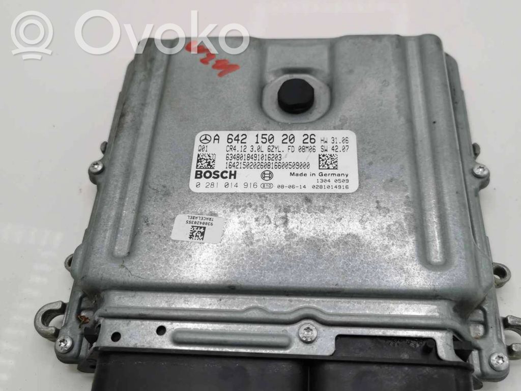 Engine control unit/module ECU   A6421502026,0281014916