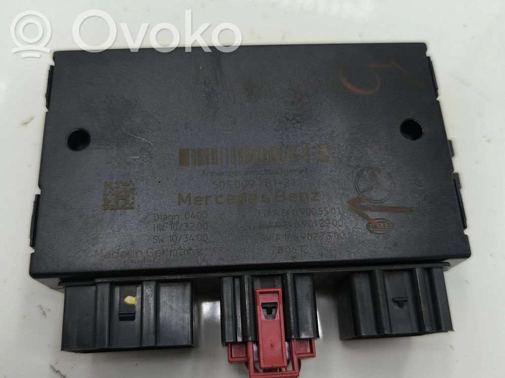 Mercedes-Benz GL X166 Tow bar trailer control unit/module 