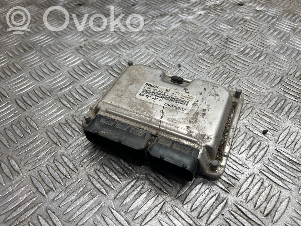 Engine control unit/module   022906032BT,1039S01279,0261207696