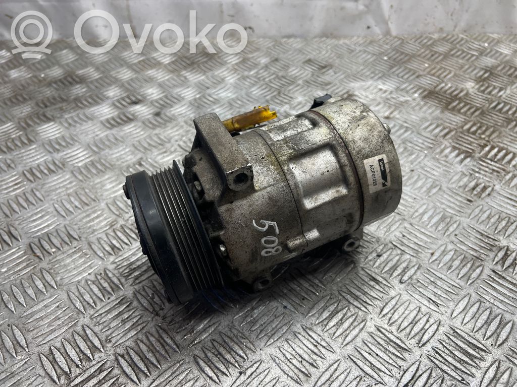 Peugeot 508 Air conditioning (A/C) compressor (pump) 