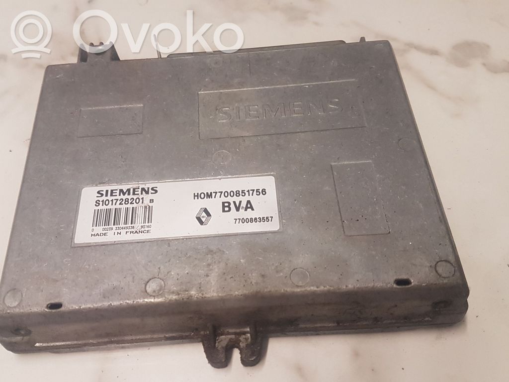 Engine control unit/module   7700851756,HOM7700851756,S101728201
