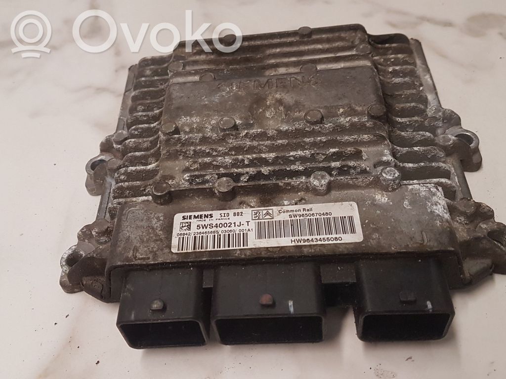 Citroen C4 I Engine control unit/module 