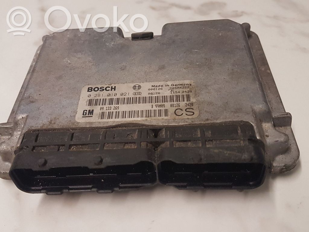 Opel Astra G Unidad de control/módulo del motor 