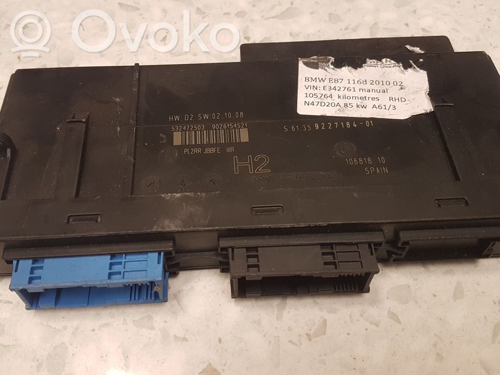 BMW 1 E81 E87 Module confort 
