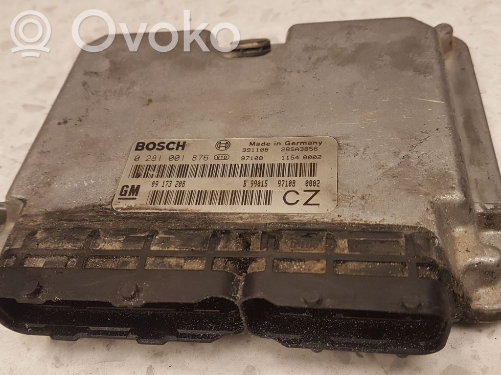 Engine control unit/module   0281001876,09173208