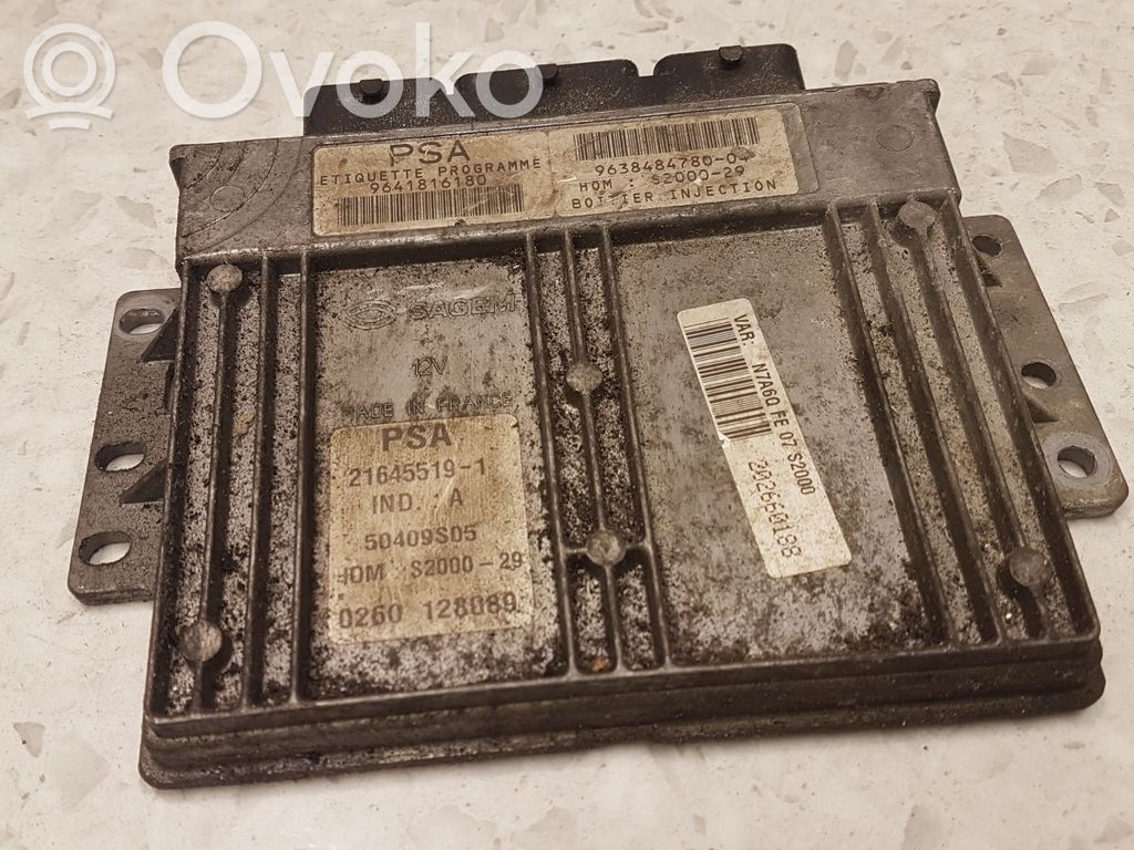 Citroen Xsara Picasso Engine control unit/module 