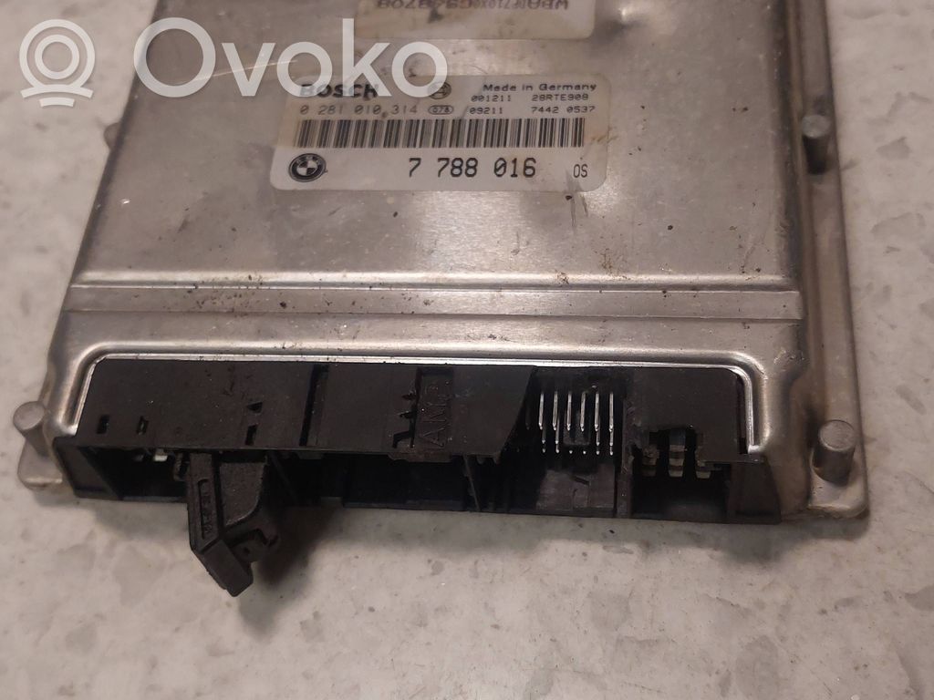 Engine control unit/module   0281010314,7788016