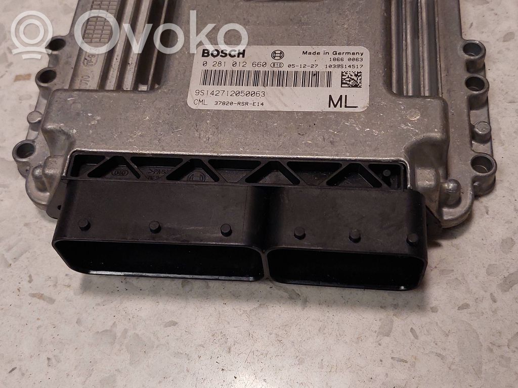 Engine control unit/module   0281012660,9S142712050063,37820RSRE14