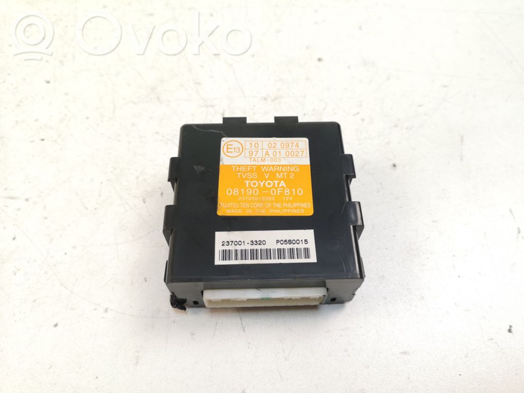Toyota Corolla Verso AR10 Alarm control unit/module 