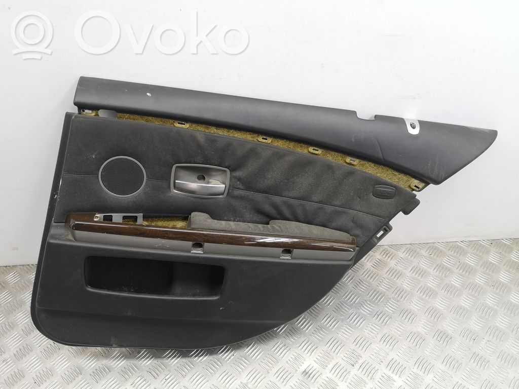 BMW 7 E65 E66 Apšuvums aizmugurējām durvīm 