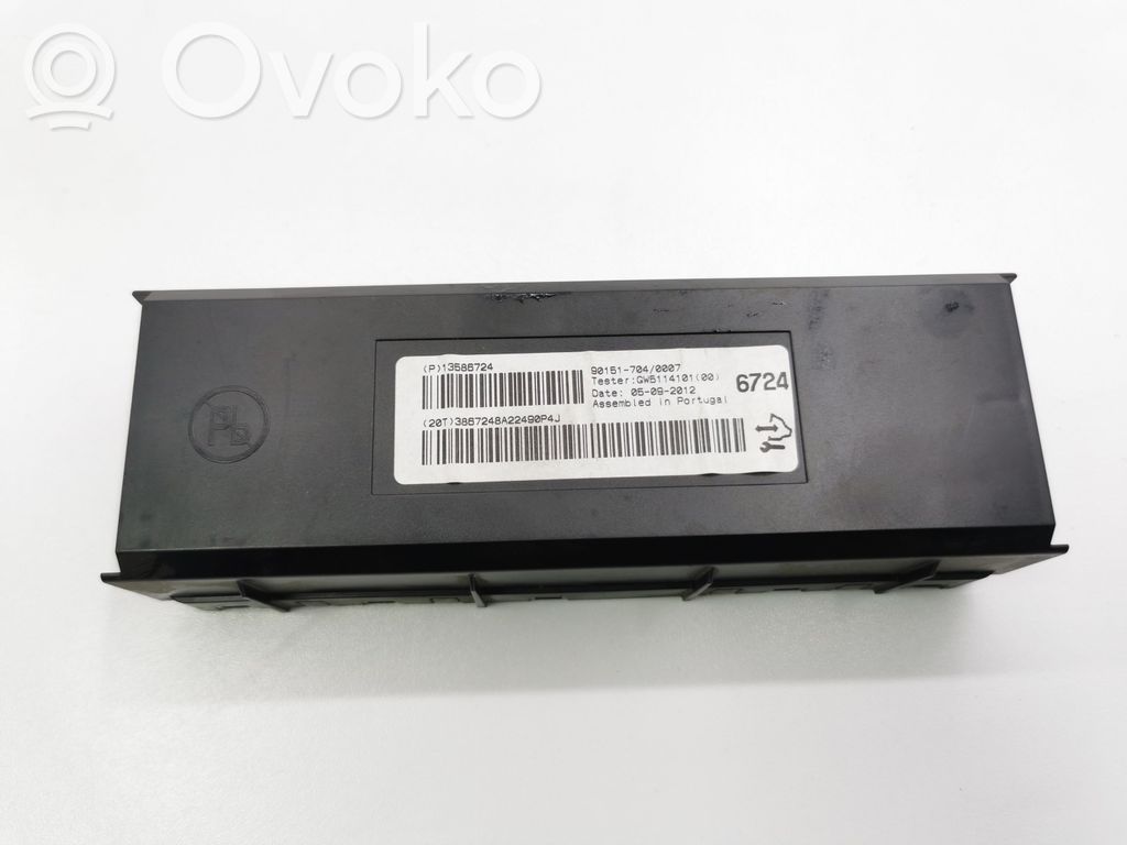 Opel Mokka Air conditioning/heating control unit 