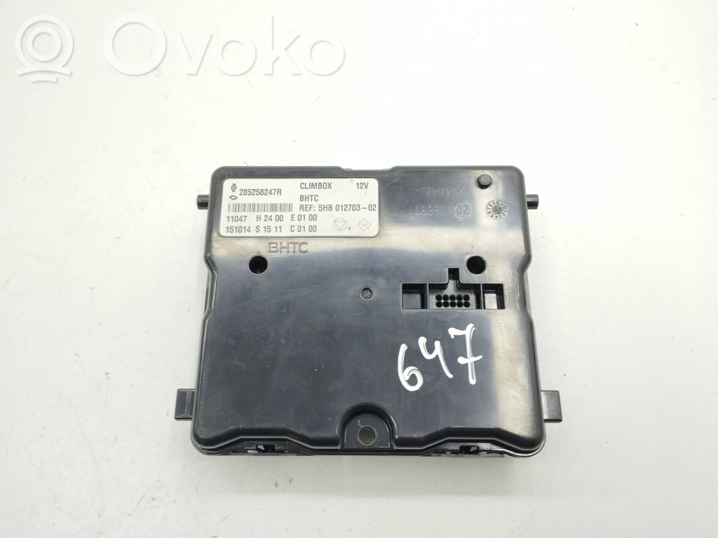 Renault Kadjar Air conditioning/heating control unit 