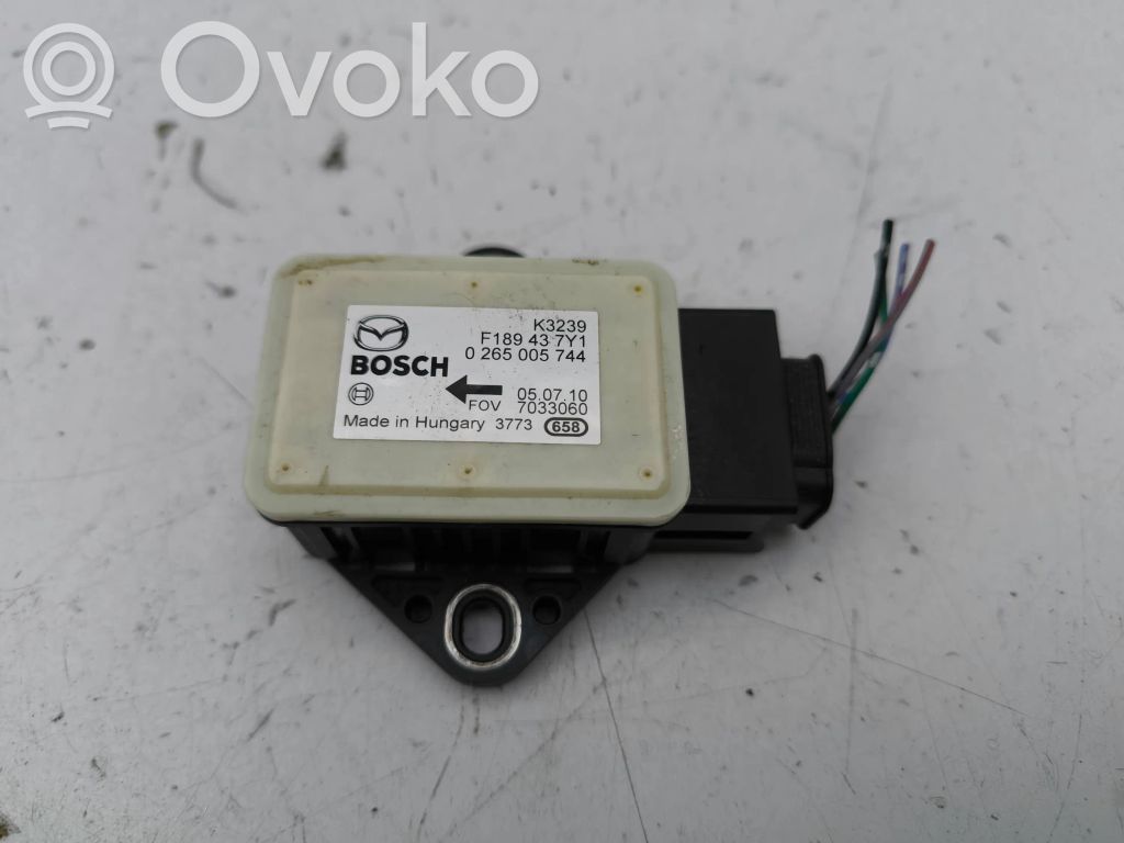 Mazda CX-7 ESP acceleration yaw rate sensor 
