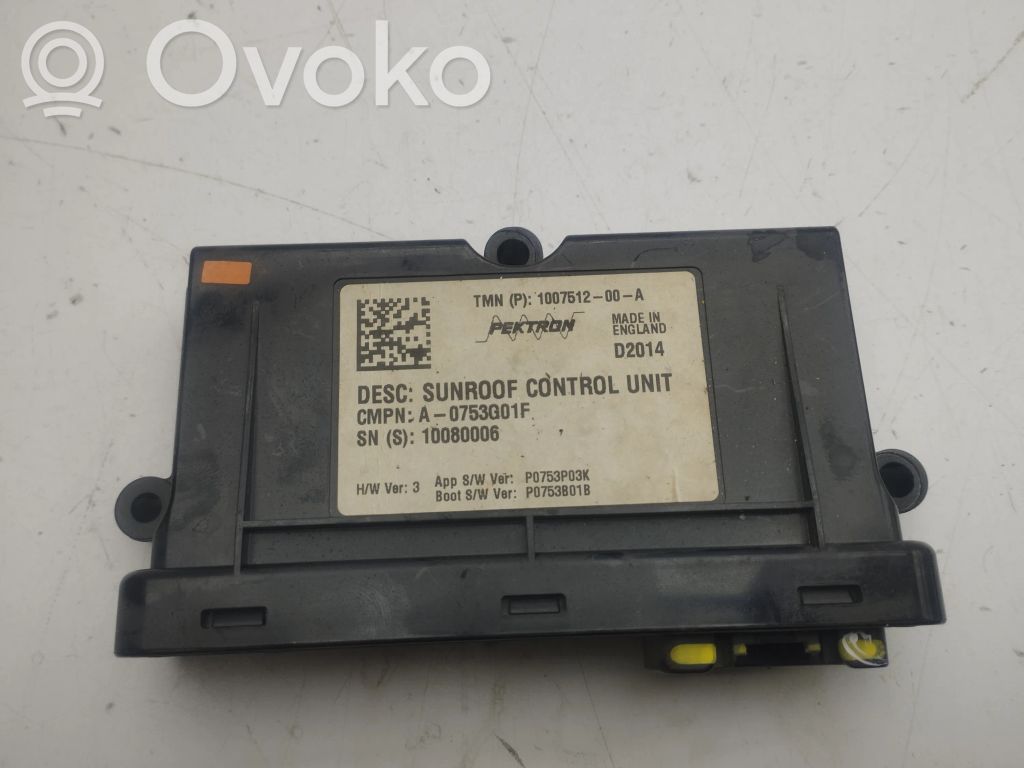 Tesla Model S Unité de commande / module de toit ouvrant 