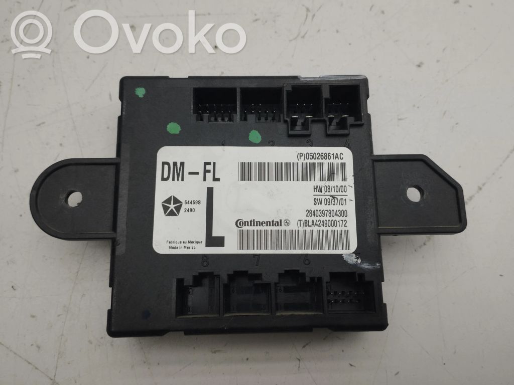 Chrysler Town & Country V Unité de commande module de porte 