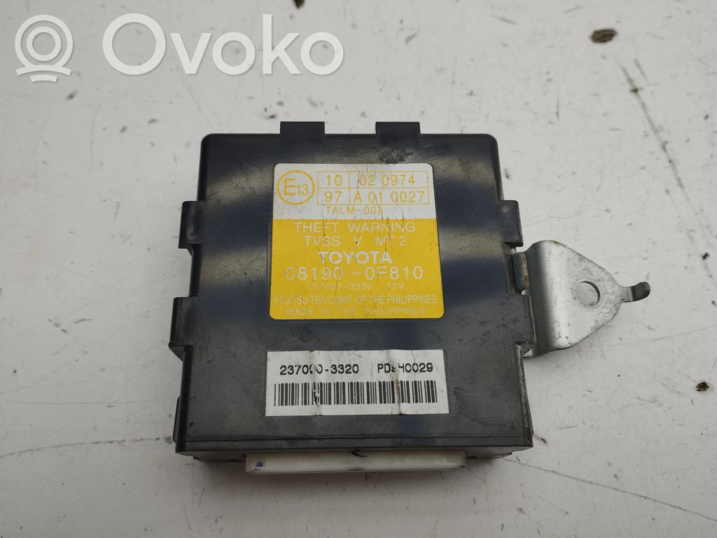 Unidad de control/módulo de alarma   081900F810