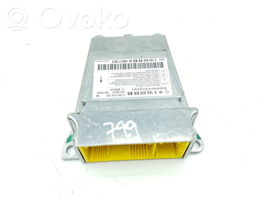 Centralina/modulo airbag   A1648205585
