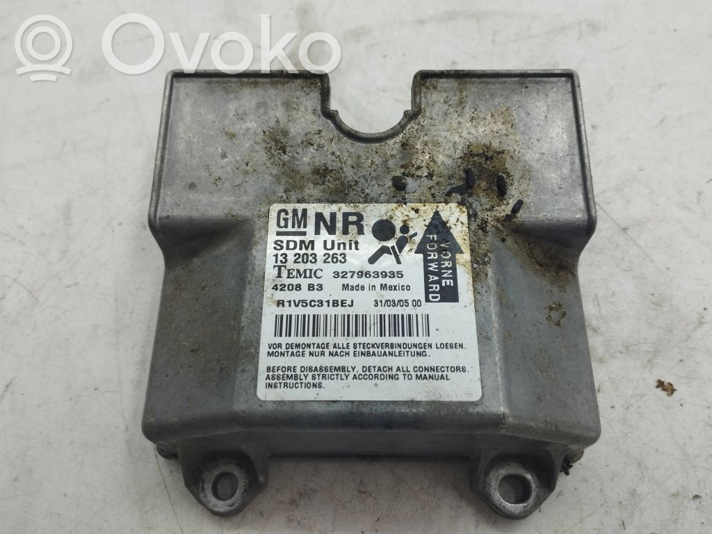 Opel Astra H Airbag control unit/module 