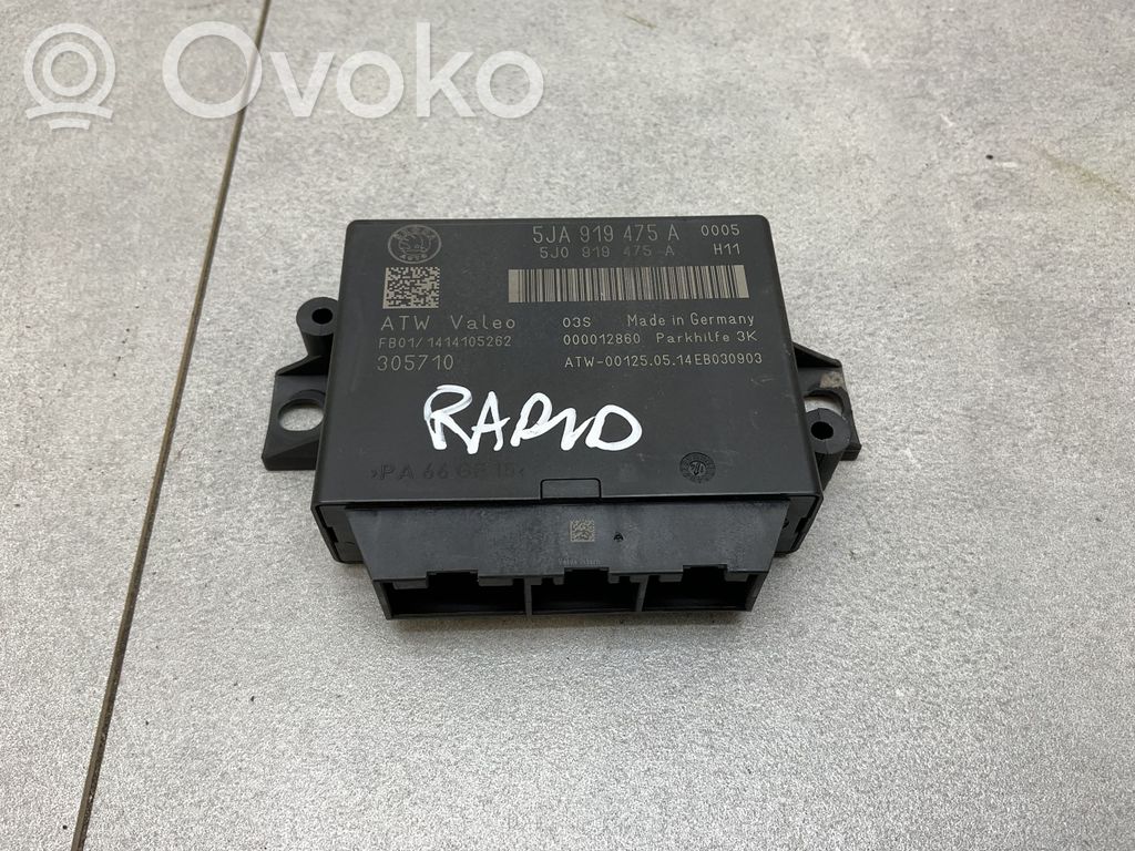 Skoda Rapid (NH) Parkošanas (PDC) vadības bloks 