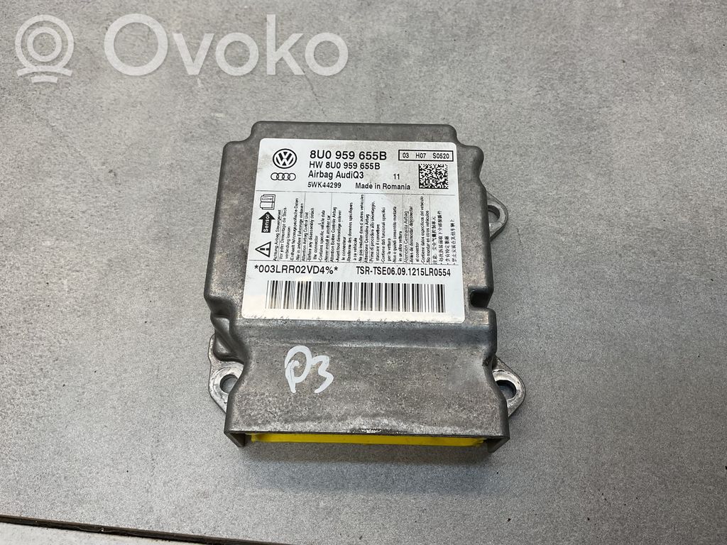 Audi Q3 8U Airbag control unit/module 