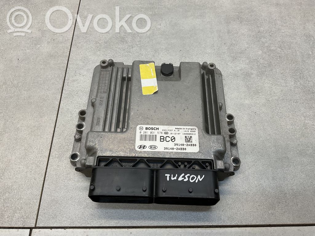 Hyundai Tucson TL Engine control unit/module 