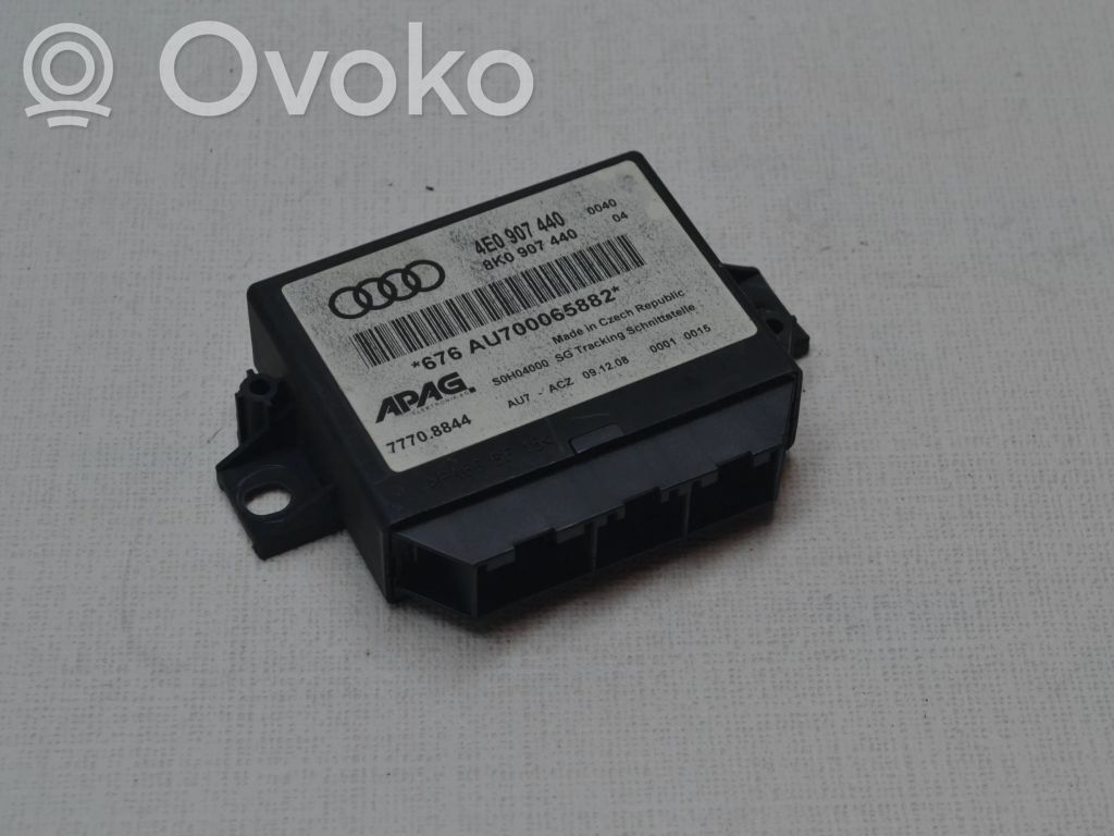 Audi A8 S8 D3 4E Pysäköintitutkan (PCD) ohjainlaite/moduuli 