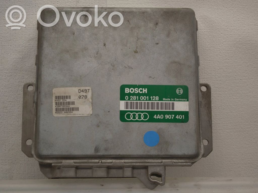 Engine control unit/module   4A0907401,0281001128