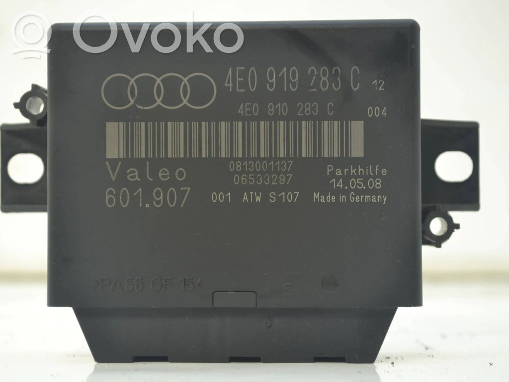 Unité de commande, module PDC aide au stationnement   4E0919283C,4E0910283C,601907,06533297