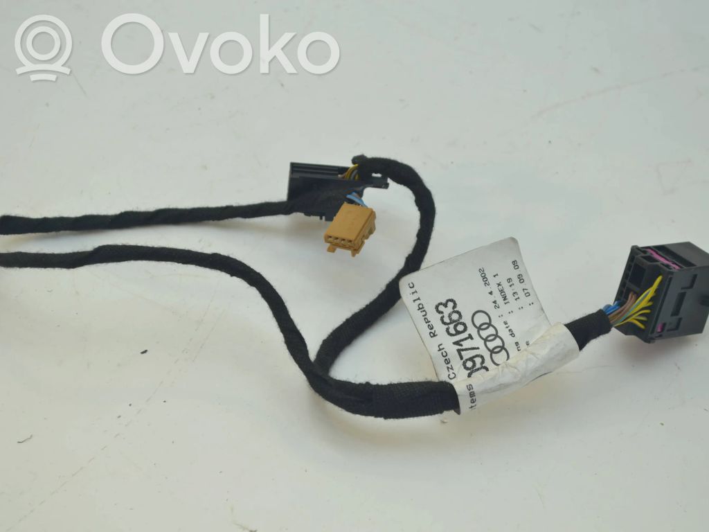 Audi A8 S8 D3 4E Priekšējo durvju vadu instalācija 