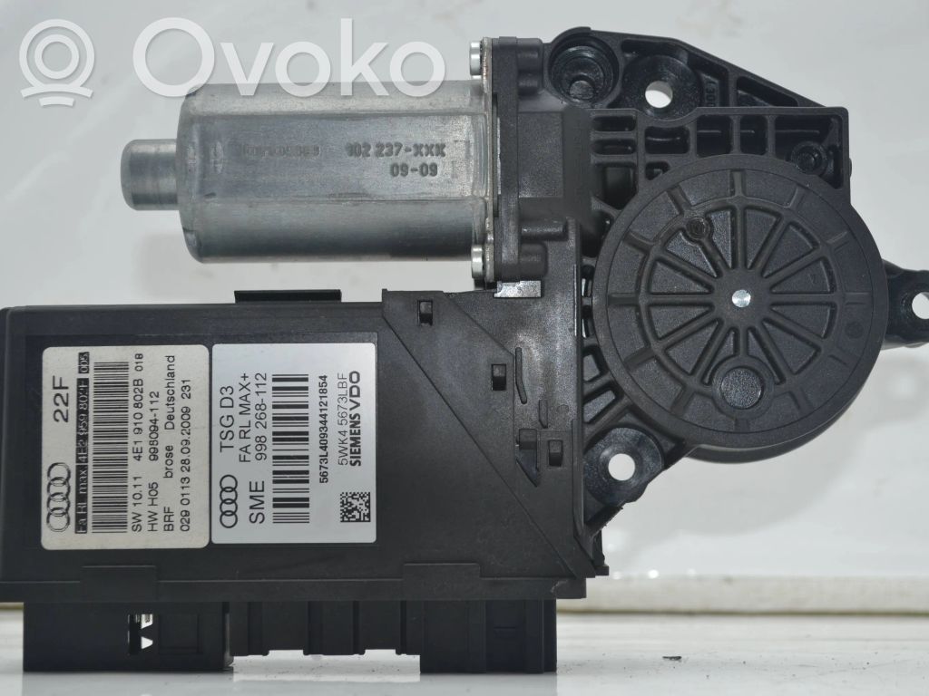 Audi A8 S8 D3 4E Front door window regulator with motor 
