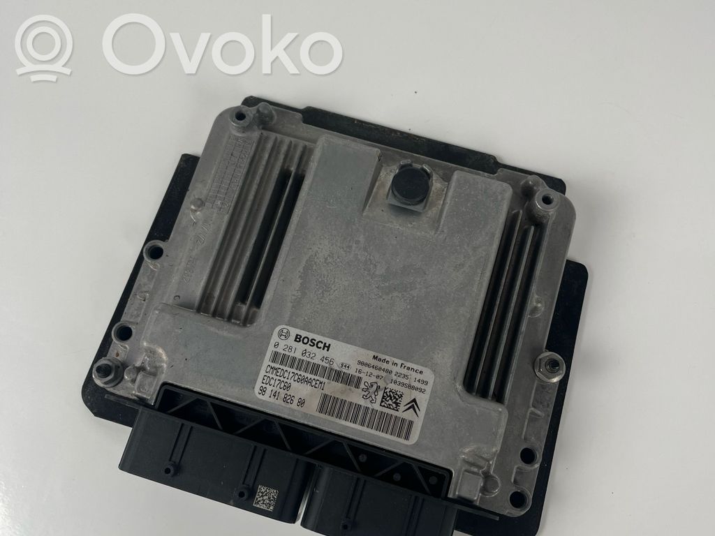 Engine control unit/module   9814182680,0281032456,1039S88092,9806460480,CMMEDC17C60AACEM1,EDC17C60