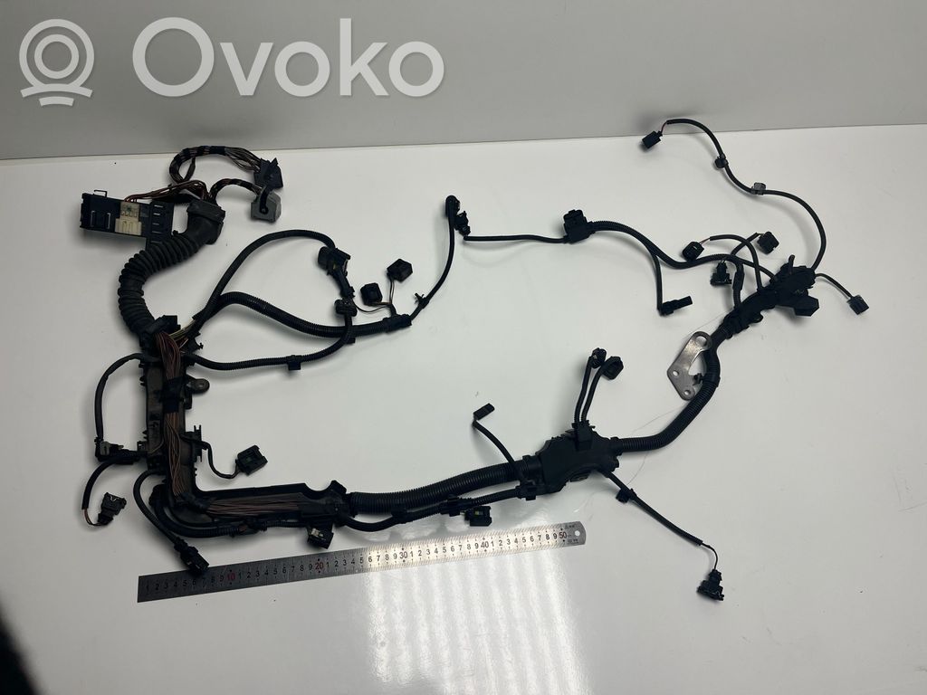BMW 5 GT F07 Wiązka przewodów silnika 