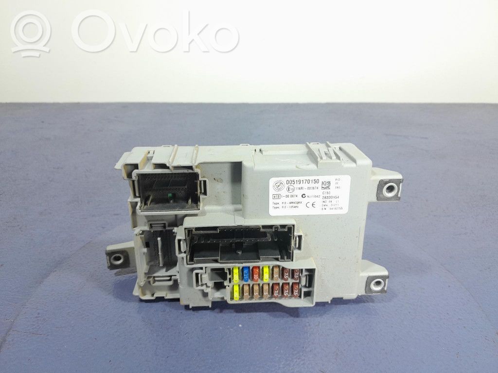 Opel Combo D Fuse box set 