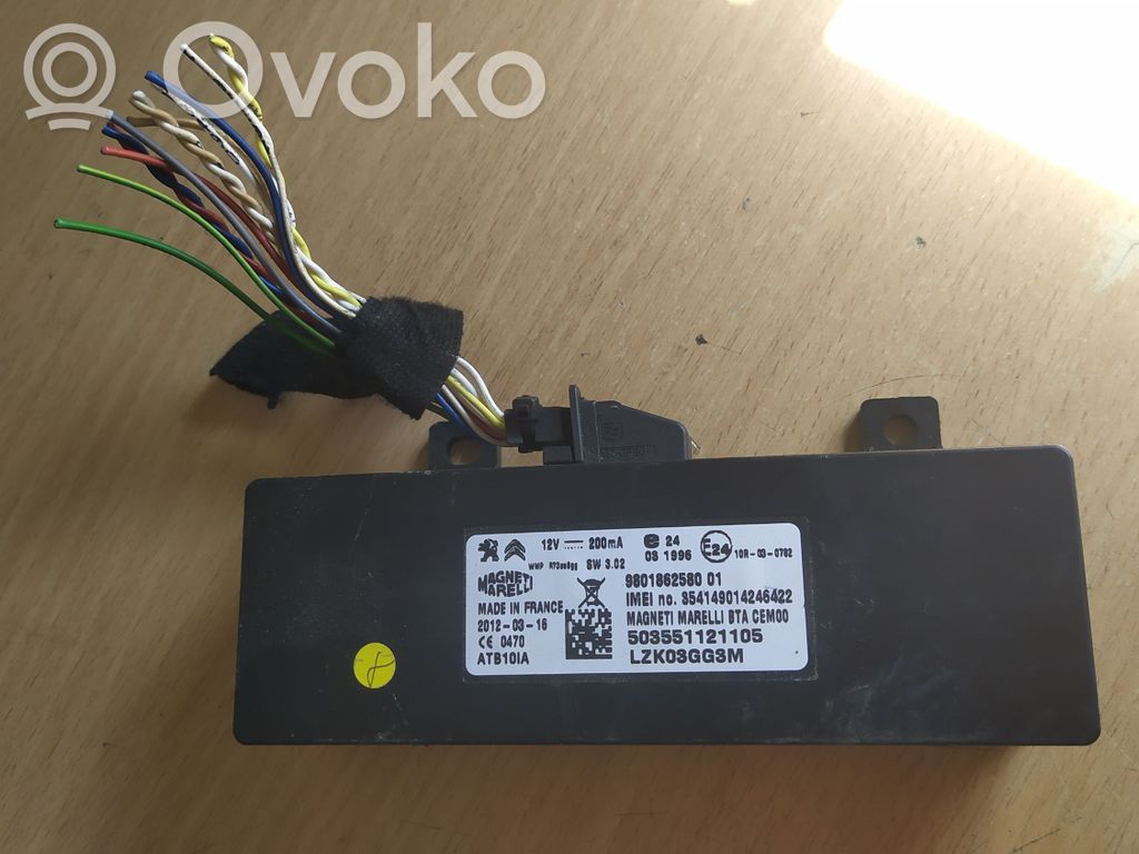 Unité / module navigation GPS   980186258001,354149014246422,24031996