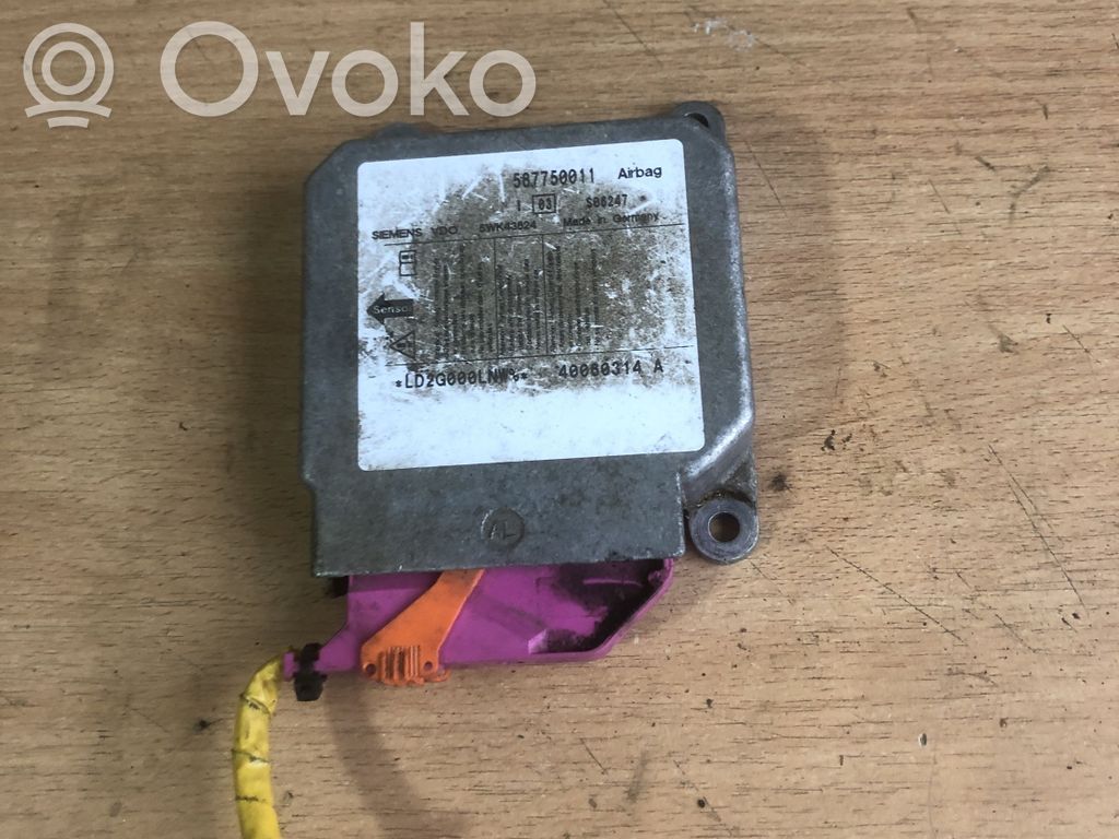 LDV Maxus Airbag control unit/module 