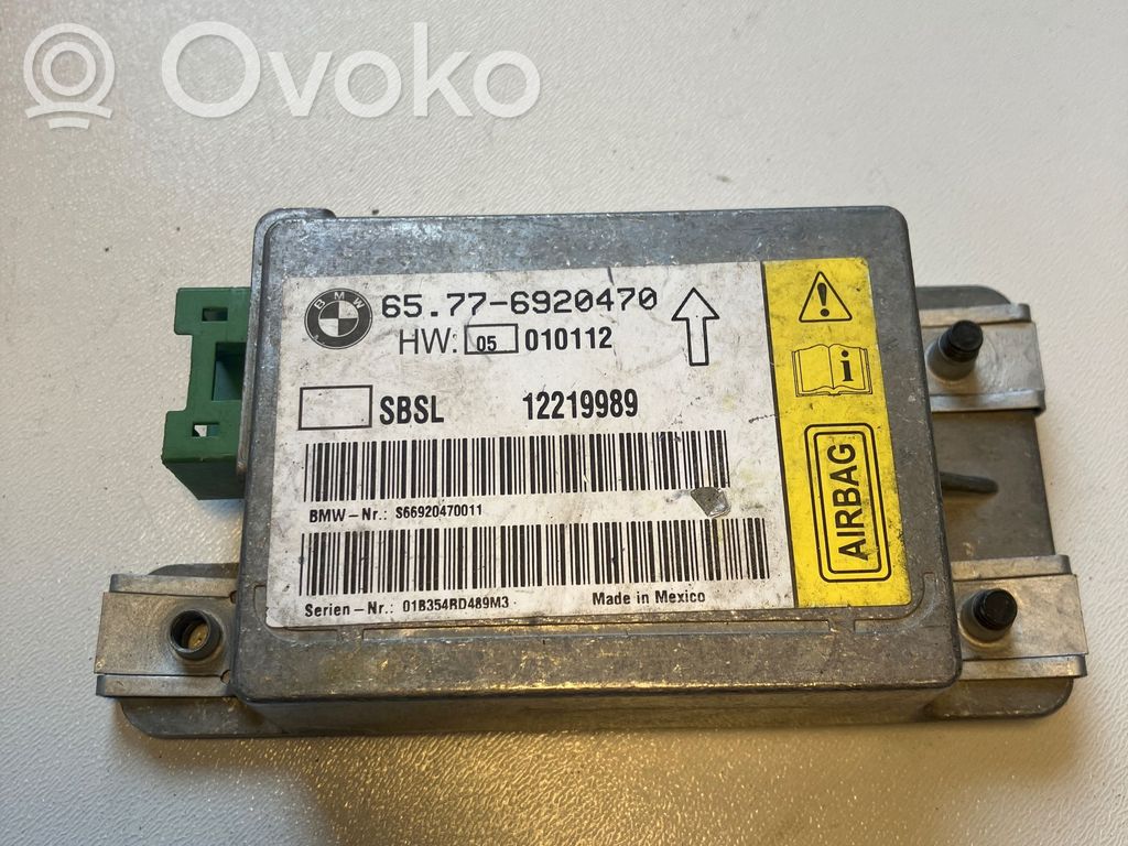 BMW 7 E65 E66 Airbag control unit/module 